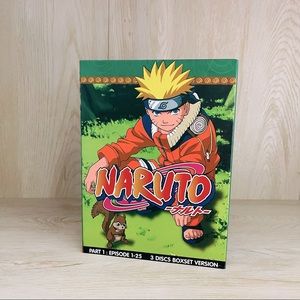🌹 Naruto DVD set Episodes 1-25 (Audio in Japanese)